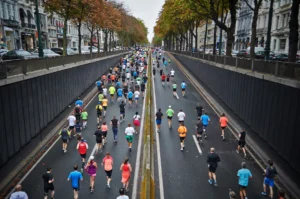 fun-running Event maraton tahunan di Jakarta.