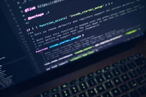 notebook-coding Pemrograman PHP menggunakan Visual Studio.