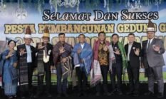 Bupati Karo Antonius Ginting Hadiri Pesta Pembangunan Gedung Gereja GKPS Syaloom Kabanjahe
